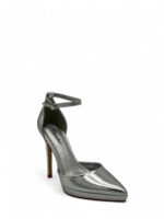 Srebrne salonke na platformu 2L2E-L7488-62 SILVER - Slika 2