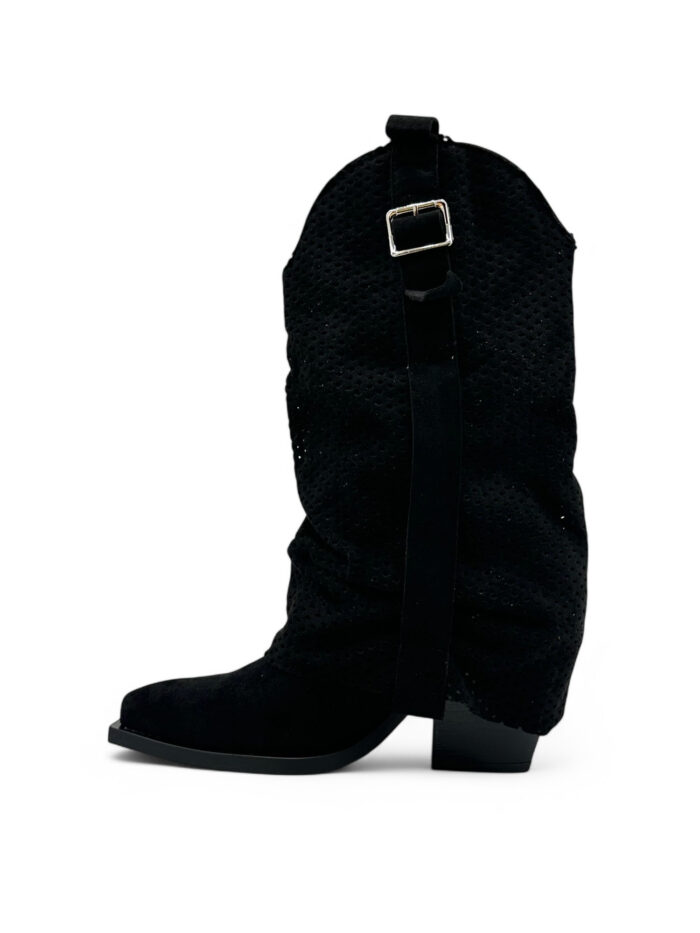 POLU.DUB CIZME 7657 BLACK - Slika 3