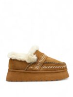 Prelepe čizmice debljeg đona, postavljane vunom 2093C CAMEL