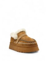 Prelepe čizmice debljeg đona, postavljane vunom 2093C CAMEL - Slika 2