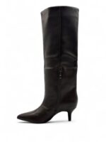 Duboke čizme na malu štiklu 2526A BROWN - Slika 3