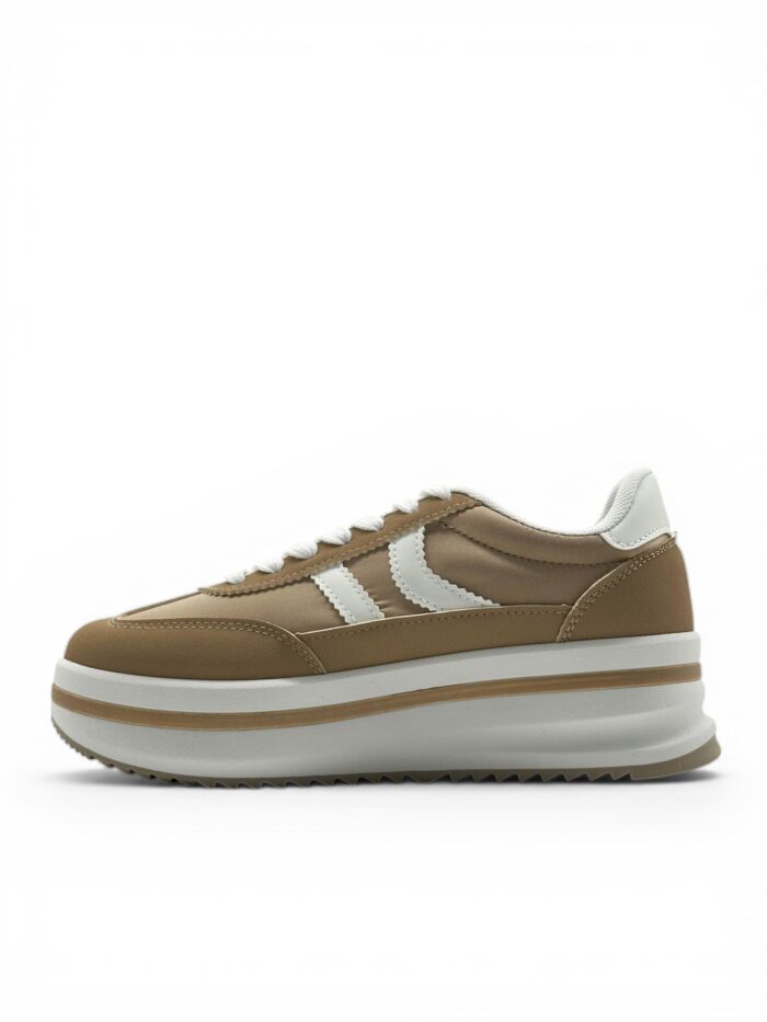 Patike na platformu, moderne ženske patike A026 KHAKI - Slika 3