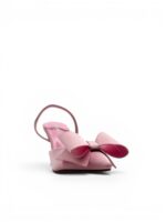 pink sandale sa mašnom napred