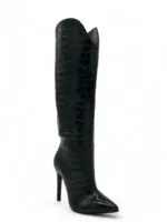 CIZME 1249 BLACK KROKO - Slika 2
