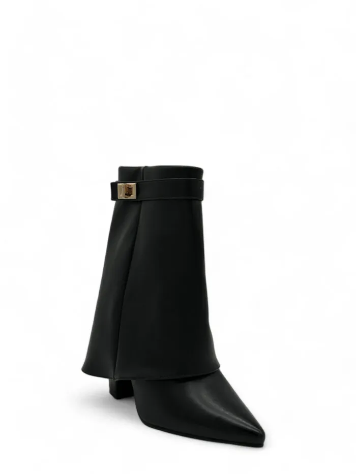 POLU.DUB CIZME 219B-AX20223-01 BLACK - Slika 2