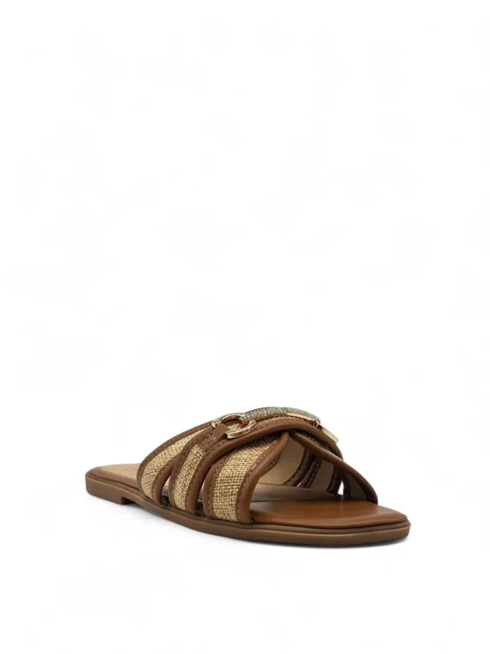 Ravne letnje papuče za žene BJ709 CAMEL - Slika 2