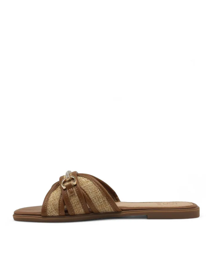 Ravne letnje papuče za žene BJ709 CAMEL - Slika 3