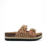 Letnje papuče na platformu, roze x5-390