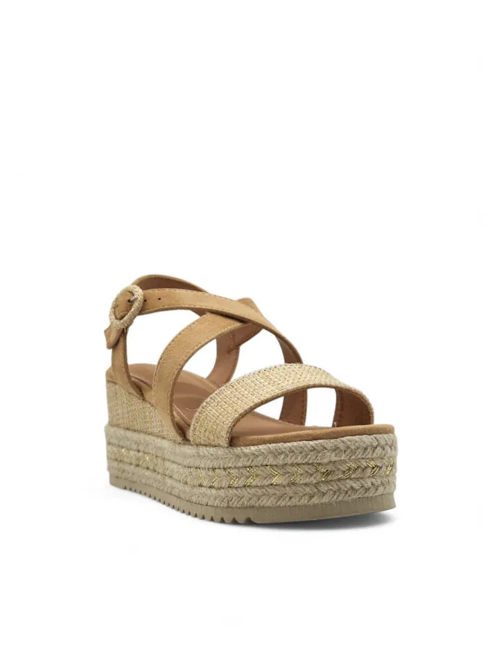 Sandale na platformu 8-1989 BEIGE - Slika 2