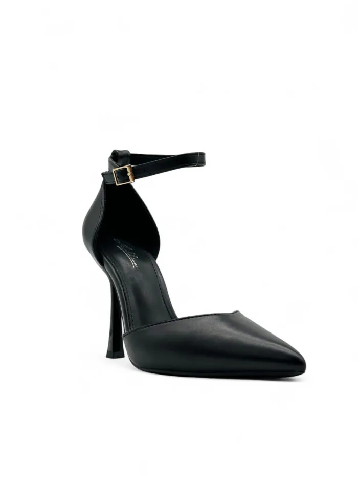 Salonke Crne Kožne sa Kaišem MS18038 BLACK - Slika 2