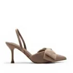 Štikle sa elegantnom mašnom 100-477 NUDE