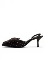 ŠTIKLE NA TUFNE, Braon štikle sa mašnom - LOLA5283 BROWN - Slika 3