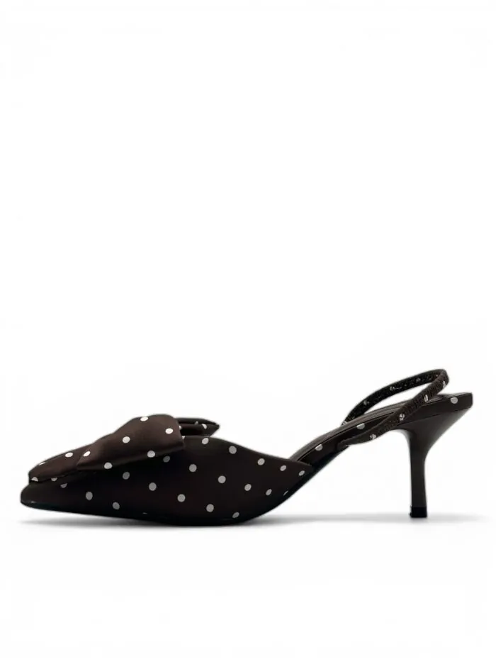 ŠTIKLE NA TUFNE, Braon štikle sa mašnom - LOLA5283 BROWN - Slika 3