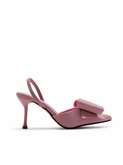 štikle sa roze mašnom, pink štikle